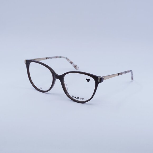 Bebe BB5215 232 Eyeglasses Mink Cat Eye 52mm Frame - Picture 1 of 11